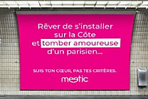 Pour la Saint-Valentin, Meetic s'affiche dans toute la France