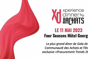 Save the Date: tenez vous prêts pour l'Xperience Dinner by Décision Achats le 11 mai 2023