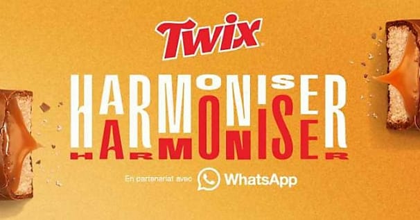Twix Harmoniser : quand la voix devient duo sur WhatsApp