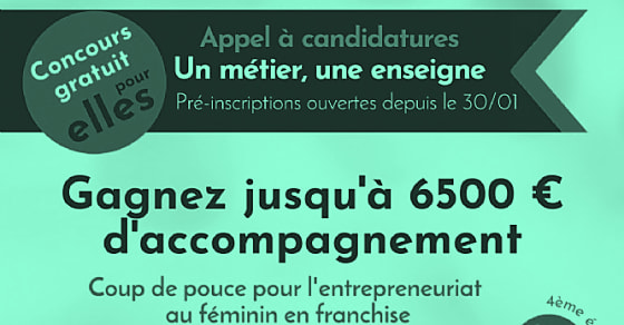 « Un métier, une enseigne » : un concours pour encourager les femmes à se lancer dans la franchise
